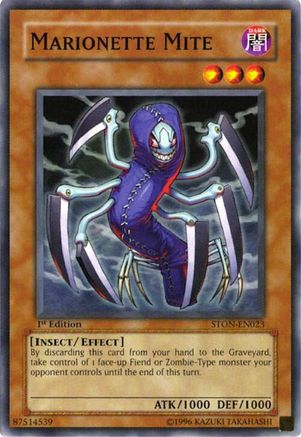Marionette Mite (STON-EN023) - Strike of Neos 1st Edition