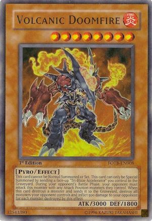 Volcanic Doomfire (FOTB-EN008) - Force of the Breaker 1st Edition