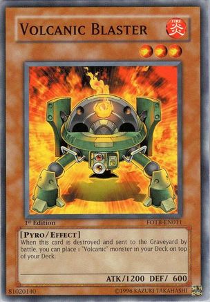 Volcanic Blaster (FOTB-EN011) - Force of the Breaker 1st Edition
