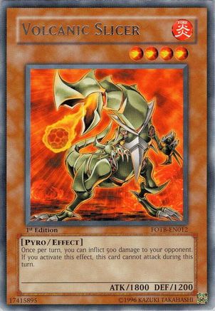 Volcanic Slicer (FOTB-EN012) - Force of the Breaker Unlimited