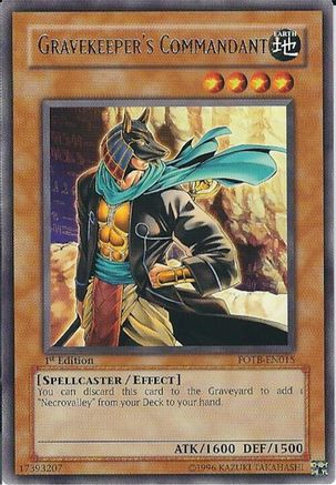 Gravekeeper's Commandant (FOTB-EN015) - Force of the Breaker Unlimited
