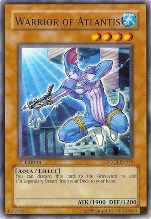Warrior of Atlantis (FOTB-EN016) - Force of the Breaker Unlimited
