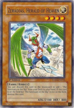 Zeradias, Herald of Heaven (FOTB-EN018) - Force of the Breaker 1st Edition