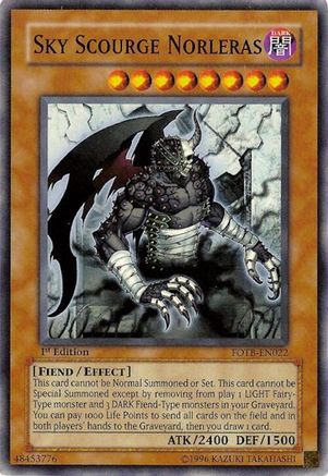 Sky Scourge Norleras (FOTB-EN022) - Force of the Breaker 1st Edition