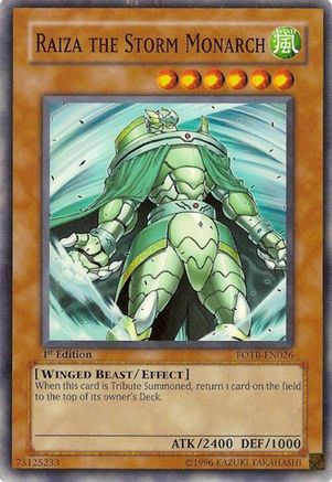 Raiza the Storm Monarch (FOTB-EN026) - Force of the Breaker Unlimited