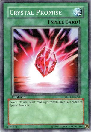 Crystal Promise (FOTB-EN036) - Force of the Breaker Unlimited