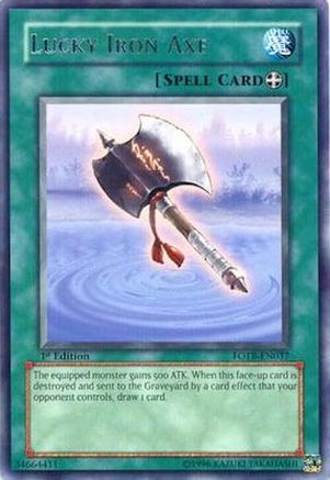 Lucky Iron Axe (FOTB-EN037) - Force of the Breaker Unlimited
