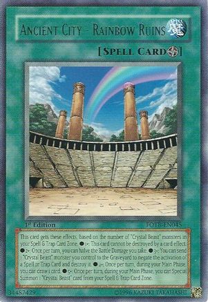 Ancient City - Rainbow Ruins (FOTB-EN045) - Force of the Breaker 1st Edition