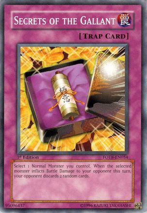 Secrets of the Gallant (FOTB-EN054) - Force of the Breaker 1st Edition