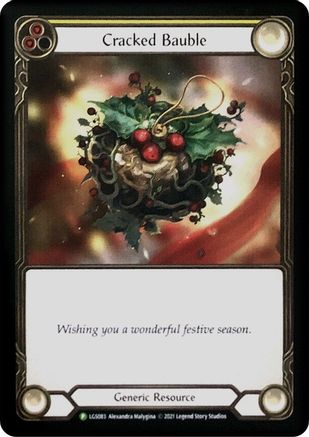 Cracked Bauble (Holiday 2021) [LGS083] (Promo)  Cold Foil