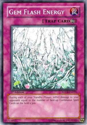 Gem Flash Energy (FOTB-EN059) - Force of the Breaker 1st Edition