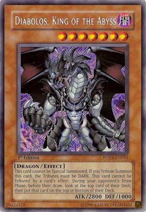 Diabolos, King of the Abyss (FOTB-EN061) - Force of the Breaker 1st Edition