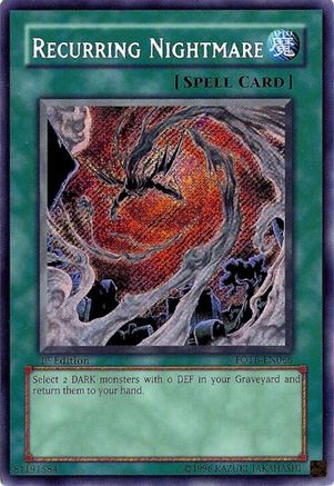 Recurring Nightmare (FOTB-EN066) - Force of the Breaker 1st Edition