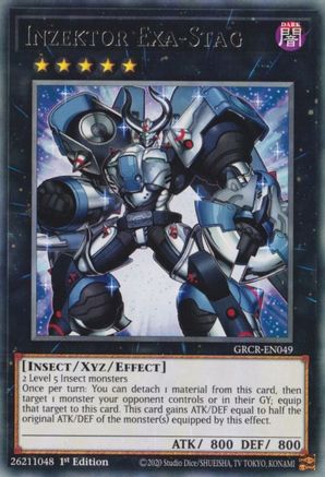 Inzektor Exa-Stag (GRCR-EN049) - The Grand Creators 1st Edition