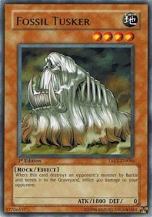 Fossil Tusker (TAEV-EN086) - Tactical Evolution 1st Edition