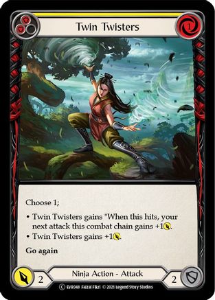 Twin Twisters (Yellow) [EVR048] (Everfest)  1st Edition Normal