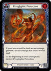 Pyroglyphic Protection (Red) [EVR131] (Everfest)  1st Edition Rainbow Foil