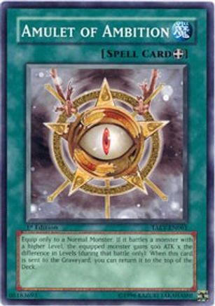 Amulet of Ambition (TAEV-EN061) - Tactical Evolution 1st Edition