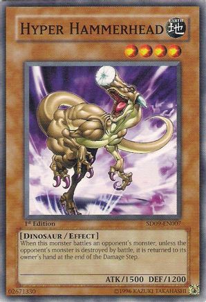 Hyper Hammerhead (SD09-EN007) - Structure Deck: Dinosaur's Rage 1st Edition