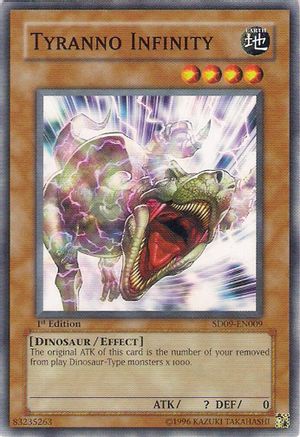 Tyranno Infinity (SD09-EN009) - Structure Deck: Dinosaur's Rage 1st Edition