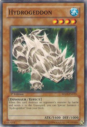 Hydrogeddon (SD09-EN010) - Structure Deck: Dinosaur's Rage 1st Edition