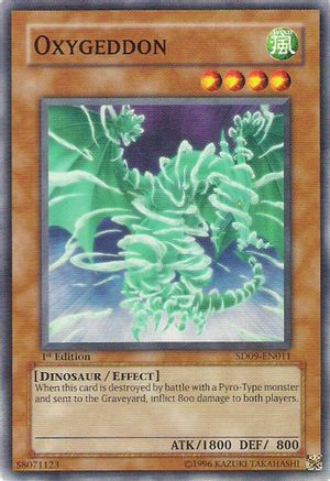 Oxygeddon (SD09-EN011) - Structure Deck: Dinosaur's Rage 1st Edition