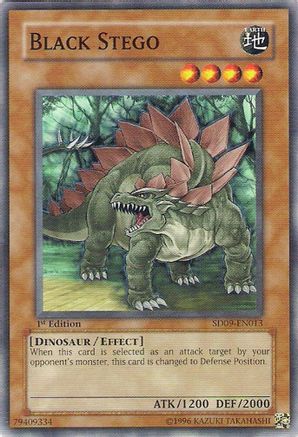 Black Stego (SD09-EN013) - Structure Deck: Dinosaur's Rage 1st Edition