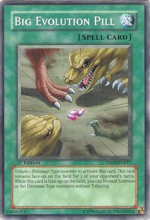 Big Evolution Pill (SD09-EN017) - Structure Deck: Dinosaur's Rage 1st Edition