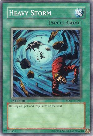 Heavy Storm (SD09-EN025) - Structure Deck: Dinosaur's Rage 1st Edition