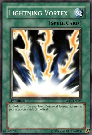 Lightning Vortex (SD09-EN026) - Structure Deck: Dinosaur's Rage 1st Edition
