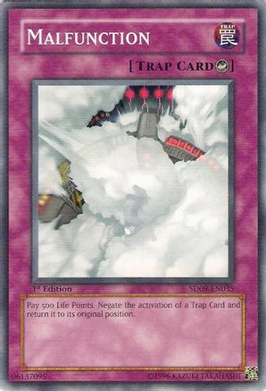 Malfunction (SD09-EN035) - Structure Deck: Dinosaur's Rage 1st Edition