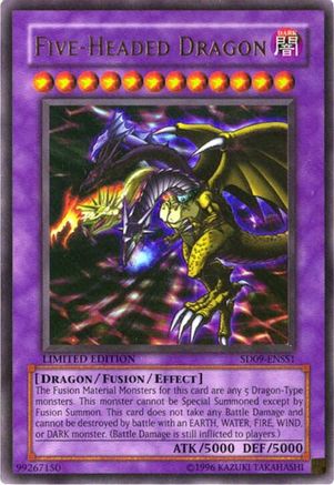 Five-Headed Dragon (SD09-ENSS1) - Structure Deck: Dinosaur's Rage Limited