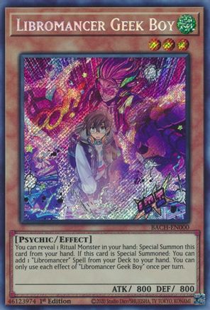 Libromancer Geek Boy (BACH-EN000) - Battle of Chaos 1st Edition