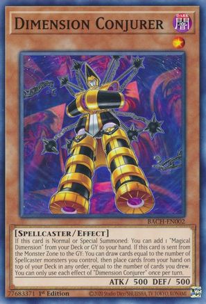 Dimension Conjurer (BACH-EN002) - Battle of Chaos 1st Edition