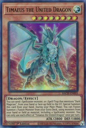 Timaeus the United Dragon (BACH-EN003) - Battle of Chaos 1st Edition
