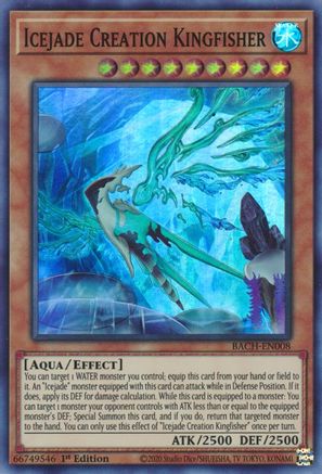 Icejade Creation Kingfisher (BACH-EN008) - Battle of Chaos 1st Edition