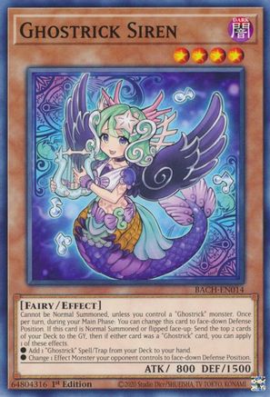 Ghostrick Siren (BACH-EN014) - Battle of Chaos 1st Edition