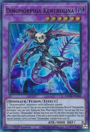 Dinomorphia Kentregina (BACH-EN038) - Battle of Chaos 1st Edition