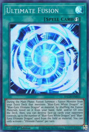Ultimate Fusion (BACH-EN051) - Battle of Chaos 1st Edition