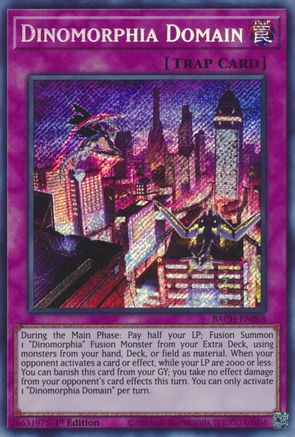 Dinomorphia Domain (BACH-EN068) - Battle of Chaos 1st Edition