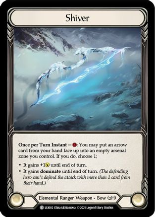 Shiver [LXI002] (Tales of Aria Lexi Blitz Deck)  1st Edition Normal