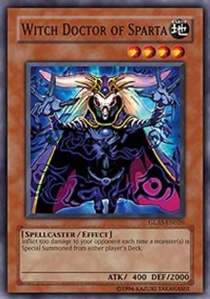Witch Doctor of Sparta (GLAS-EN026) - Gladiator's Assault 1st Edition