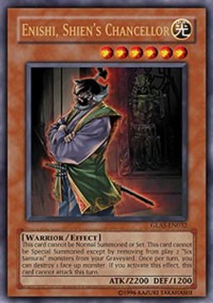 Enishi, Shien's Chancellor (GLAS-EN032) - Gladiator's Assault Unlimited
