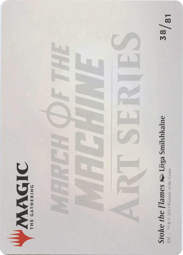 Stoke the Flames // Stoke the Flames (AMOM-038) - March of the Machine Art Series (Borderless)