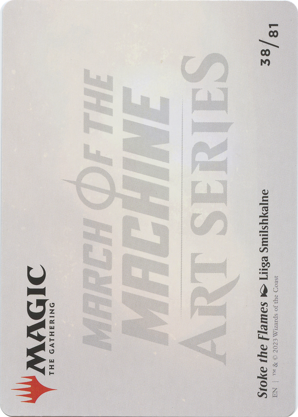 Stoke the Flames // Stoke the Flames (AMOM-038) - March of the Machine Art Series (Borderless)