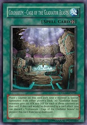 Colosseum - Cage of the Gladiator Beasts (GLAS-EN054) - Gladiator's Assault Unlimited