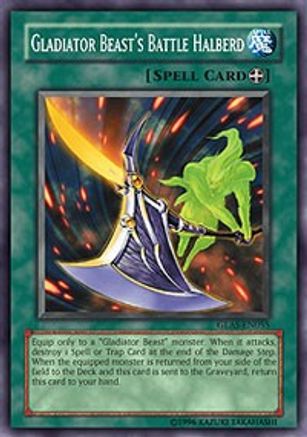 Gladiator Beast's Battle Halberd (GLAS-EN055) - Gladiator's Assault 1st Edition