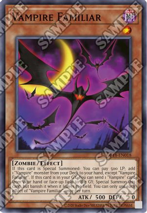 Vampire Familiar (OP18-EN018) - OTS Tournament Pack 18 Unlimited