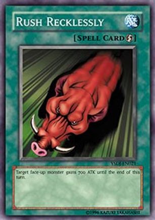 Rush Recklessly (YSDJ-EN021) - Starter Deck: Jaden Yuki 1st Edition