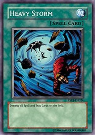 Heavy Storm (YSDJ-EN024) - Starter Deck: Jaden Yuki 1st Edition